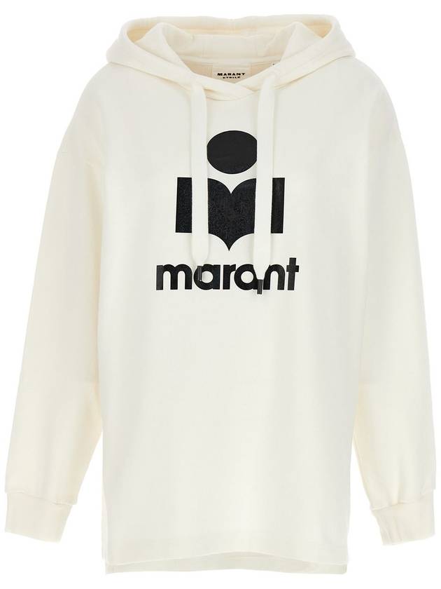 Marly Logo Hoodie White - ISABEL MARANT - BALAAN 2