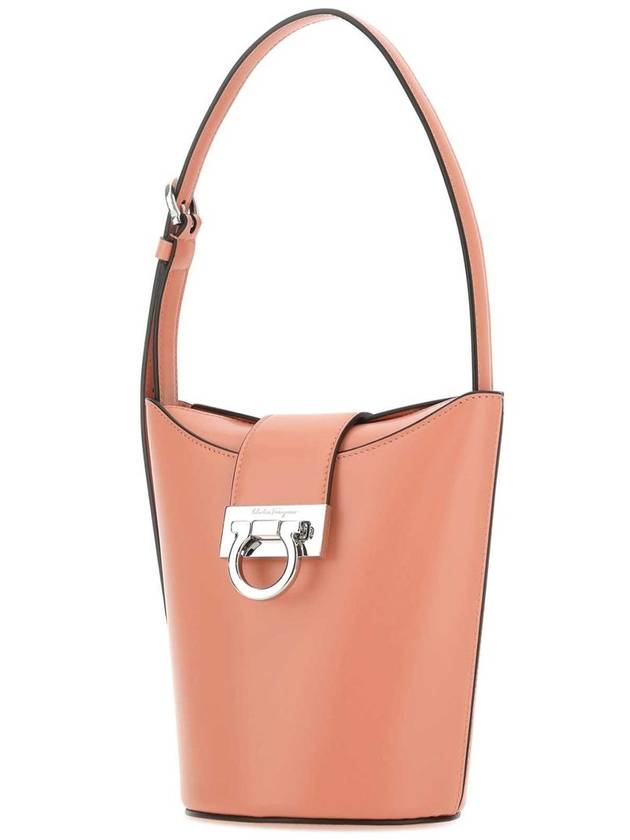 Small Trifolio Shoulder Bag Coral - SALVATORE FERRAGAMO - BALAAN 3