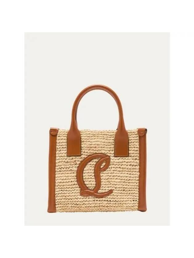 Christian Louboutin BY MY SIDE Raffia Tote Bag 1245234 6039 - CHRISTIAN LOUBOUTIN - BALAAN 1