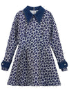 FLOWER JAQUARD DRESS jacquard - TIBAEG - BALAAN 5