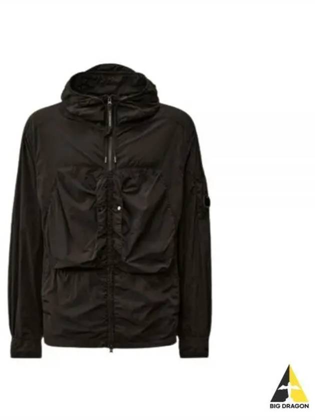 Chrome-R Hooded Jacket Black - CP COMPANY - BALAAN 2