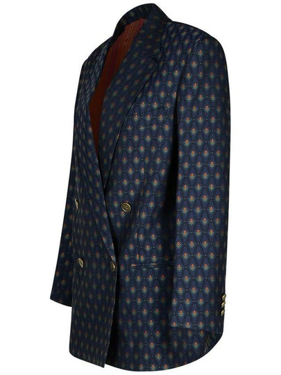 Etro Blue Wool Blend Blazer - ETRO - BALAAN 2