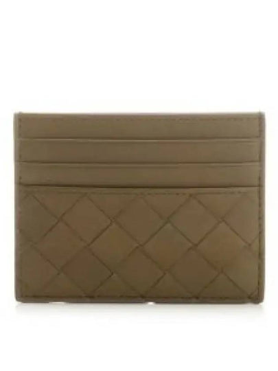 Intrecciato Leather Card Wallet Mud - BOTTEGA VENETA - BALAAN 2