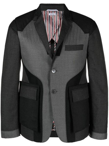 Fit 1 Twill Blazer MJC392C00626 - THOM BROWNE - BALAAN 1