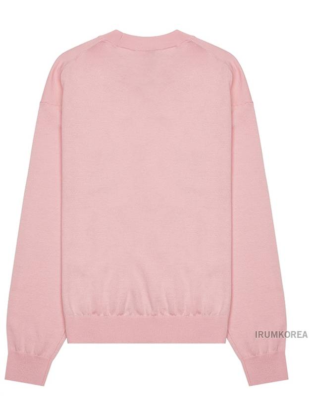 Boke Flower Logo Wool Knit Top Pink - KENZO - BALAAN 3