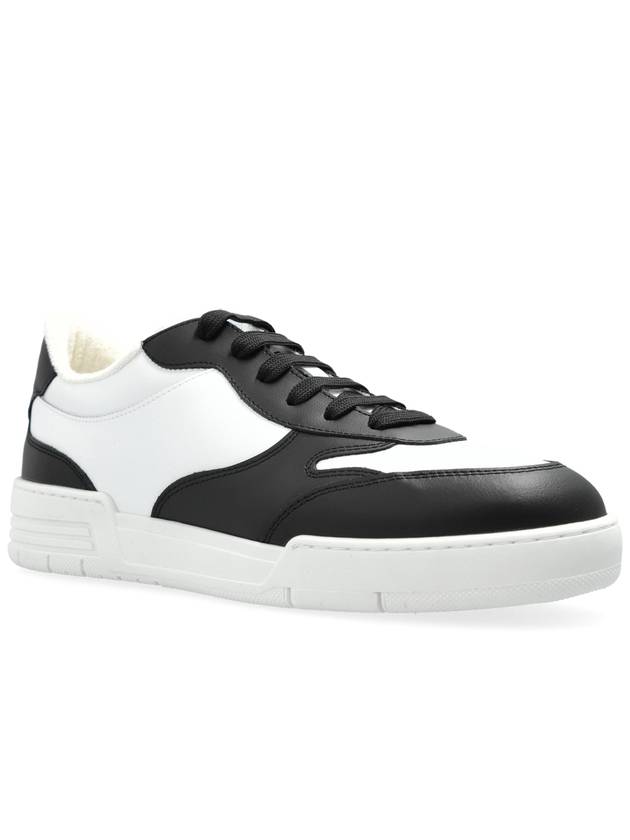 Moschino Leather Sneakers, Men's, White - MOSCHINO - BALAAN 4