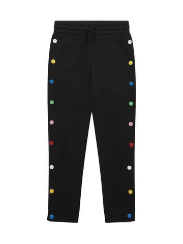 Kids Fleece Button Jogger Pants 603462 SRJ25 1000 - STELLA MCCARTNEY - BALAAN 1