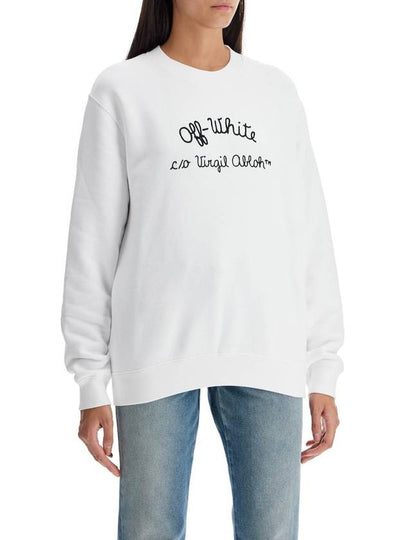 crewneck sweatshirt with - OFF WHITE - BALAAN 2