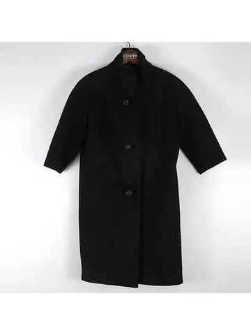 Smith Market Black Coat Women s Clothing - BALENCIAGA - BALAAN 1