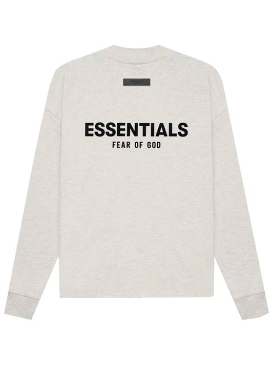 The Core Collection Long Sleeve T Shirt Light Oatmeal Women - FEAR OF GOD ESSENTIALS - BALAAN 1