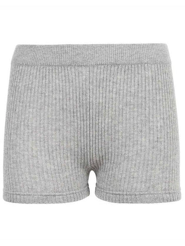 Cashmere Training Shorts Gray - THOM BROWNE - BALAAN.