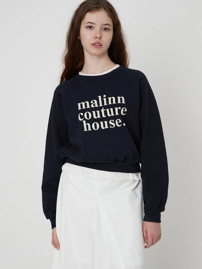 french raglan sweatshirt navy - MALINN - BALAAN 2