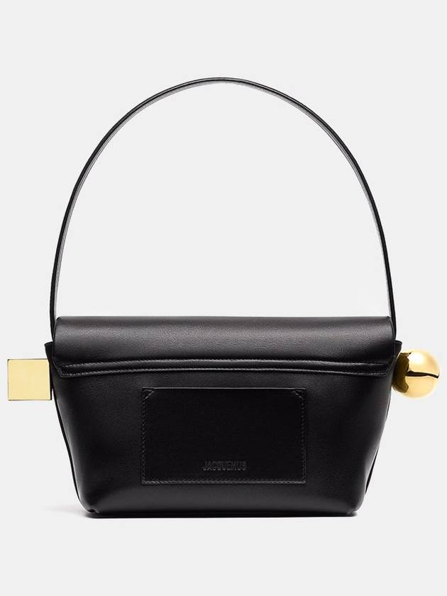 The Ronde Carre Shoulder Bag Black - JACQUEMUS - BALAAN 3