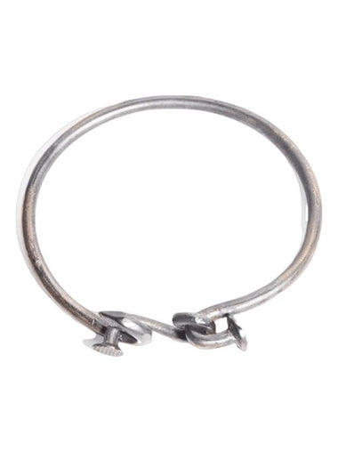 Double Head Nail Bracelet Silver - GUIDI - BALAAN 1