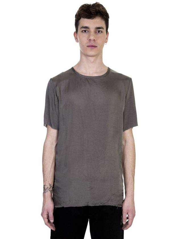 Black Cupro And Cotton T Shirt - VALENTINO - BALAAN 6