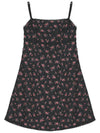 Flower lace dress black - HIGH SCHOOL DISCO - BALAAN 3