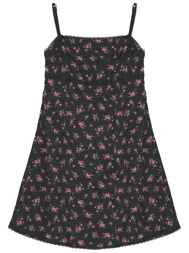 Flower lace dress black - HIGH SCHOOL DISCO - BALAAN 3