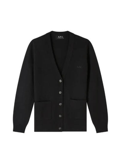 Louisa Wool Cardigan Black - A.P.C. - BALAAN 2