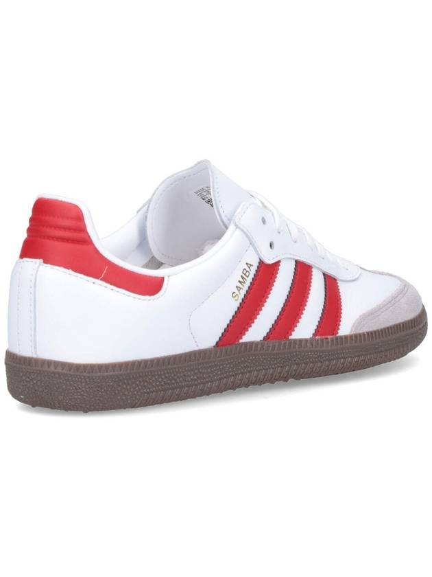 Samba OG Low Top Sneakers Red White - ADIDAS - BALAAN 5