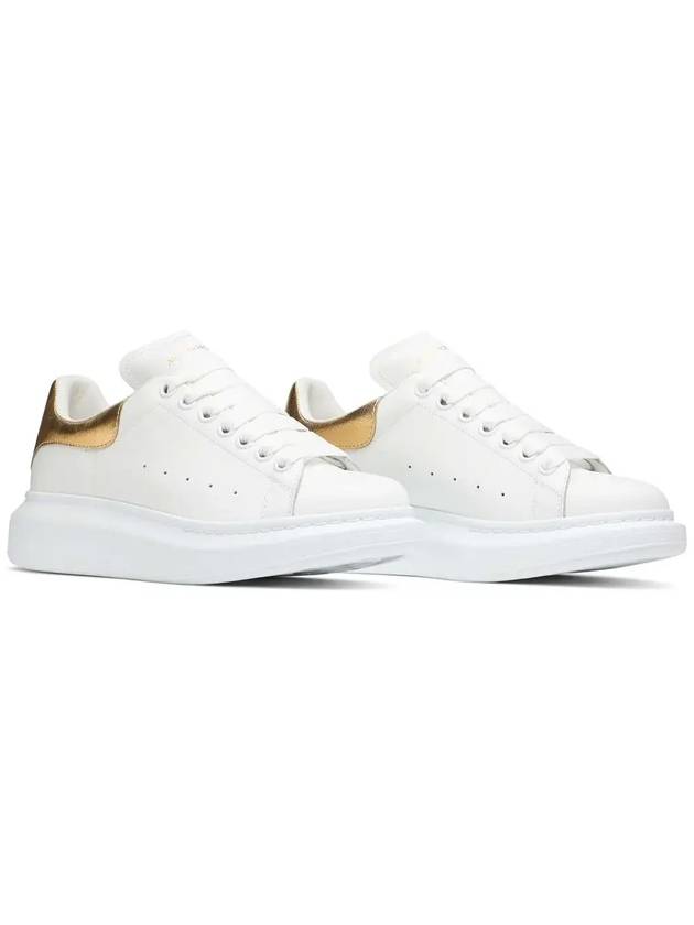 Oversized Low Top Sneakers White Gold - ALEXANDER MCQUEEN - BALAAN 5