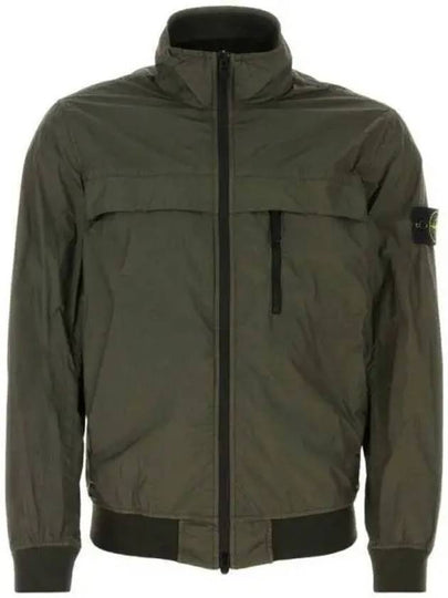 Compass Badge Pleated Windbreaker Khaki - STONE ISLAND - BALAAN 2