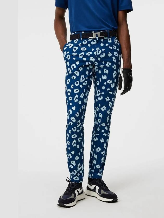 Men s Team Print Pants Savanna BlueGMPA08936 O498 - J.LINDEBERG - BALAAN 2