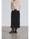 Recycle Maxi A-Line Skirt Black - THE GREEN LAB - BALAAN 5