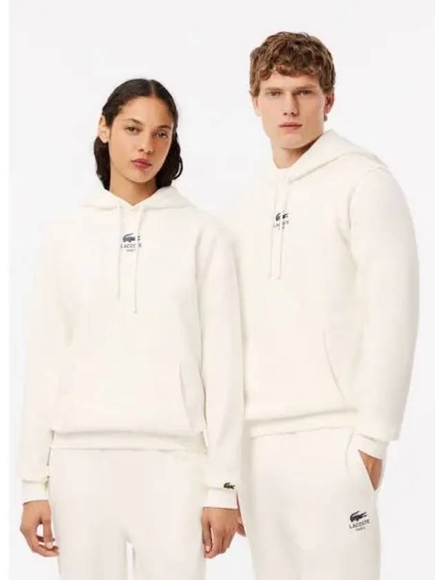 Print Hoodie White - LACOSTE - BALAAN 2