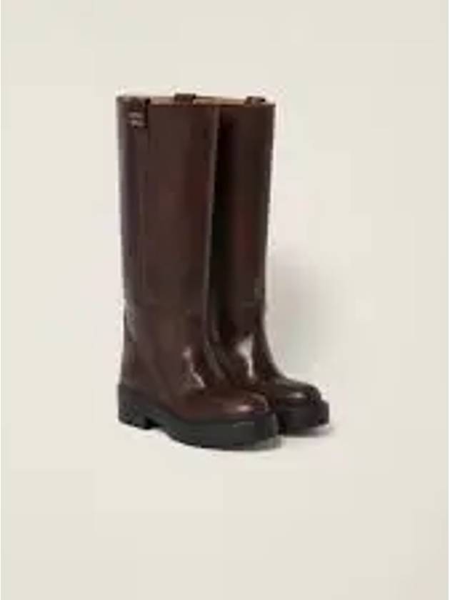 Boots 5W971D3KY8F0038 AI23 BROWN - MIU MIU - BALAAN 2