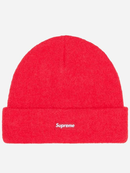 Logo Mohair Beanie Bright Red - SUPREME - BALAAN 2