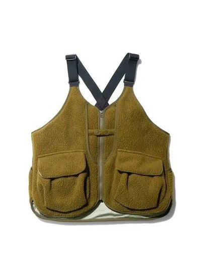 Thermal Boa Fleece Vest Olive - SNOW PEAK - BALAAN 2