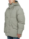 Artic Hooded Down Short Padding Grey - TEN C - BALAAN 6