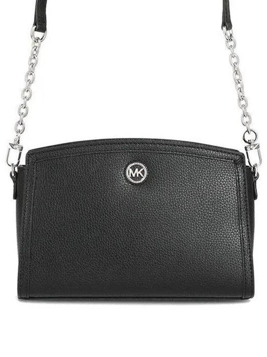 Chantal Leather Shoulder Bag Black - MICHAEL KORS - BALAAN 2