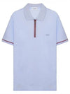 121828 758922 Half zip-up polo shirt - SALVATORE FERRAGAMO - BALAAN.