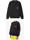 Political Campaign Regular Fit Sweatshirt Black - BALENCIAGA - BALAAN 5