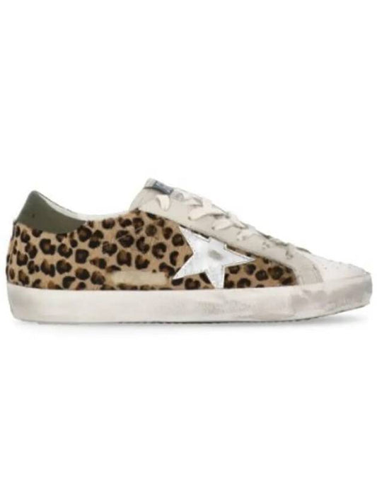 Superstar Classic Leopard Low Top Sneakers Brown - GOLDEN GOOSE - BALAAN 2