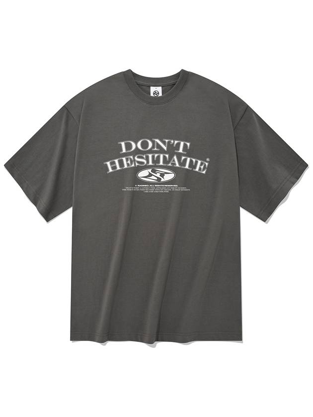 Slogan short sleeve t shirt gray - RADINEO - BALAAN 1