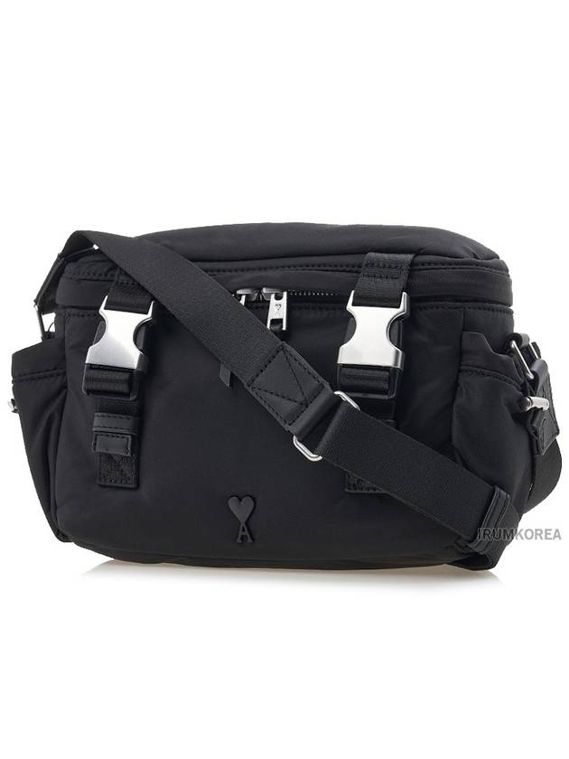 De Coeur Messenger Bag Black - AMI - BALAAN 3