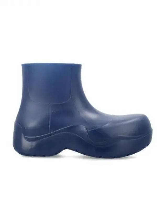 Blue Rubber Puddle Boots 271145 - BOTTEGA VENETA - BALAAN 1