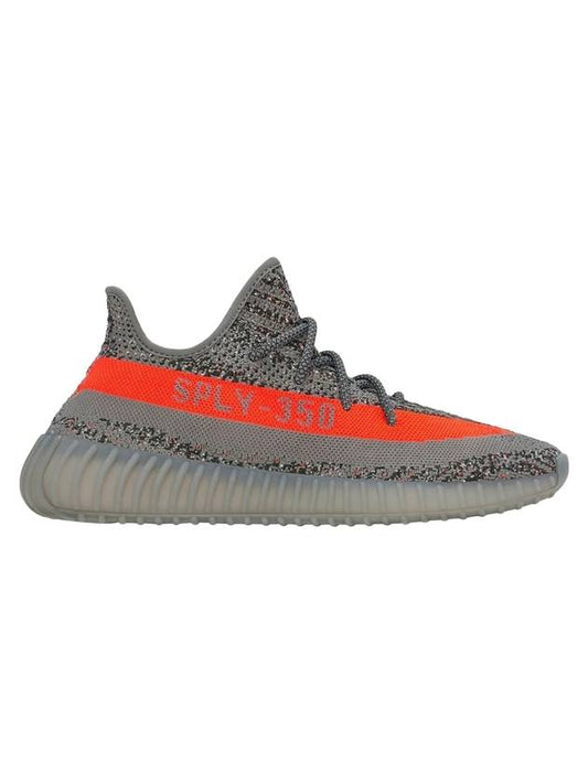 Yeezy Boost 350 V2 Beluga Reflective Low Top Sneakers Grey - ADIDAS - BALAAN.