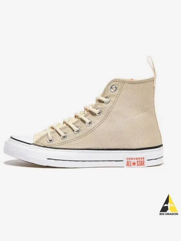 Chuck Taylor All Star Beach Stone High STONENATURAL IVORYORANGE - CONVERSE - BALAAN 1