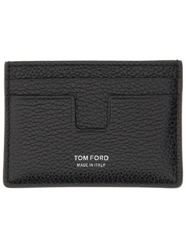 logo print leather card holder Y0232LCL158S - TOM FORD - BALAAN 3