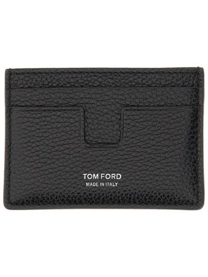 logo print leather card holder Y0232LCL158S - TOM FORD - BALAAN 2