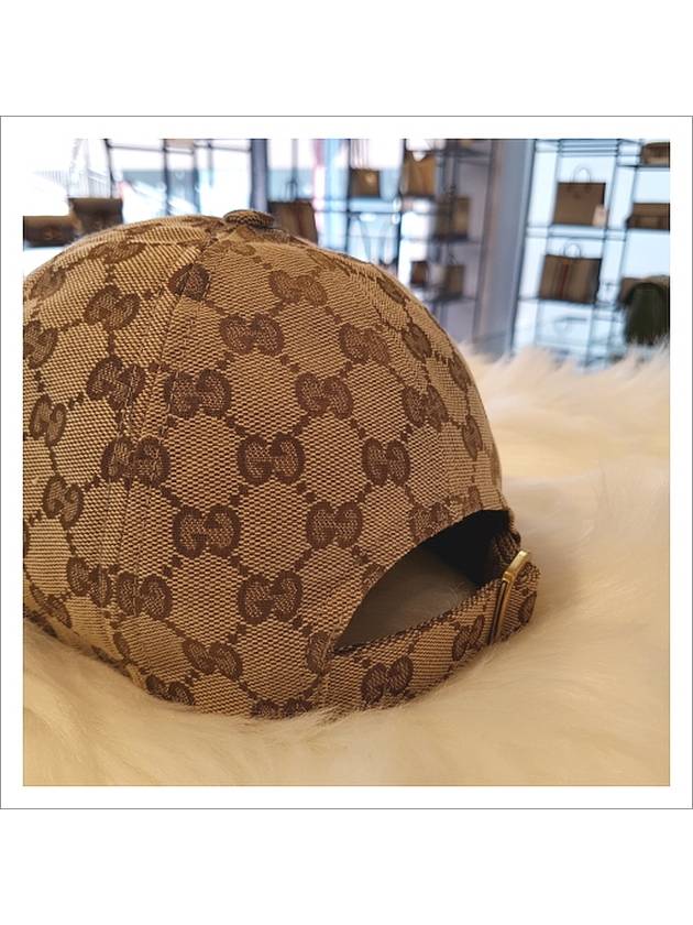 Original GG Base Ball Cap Beige Ebony - GUCCI - BALAAN 6