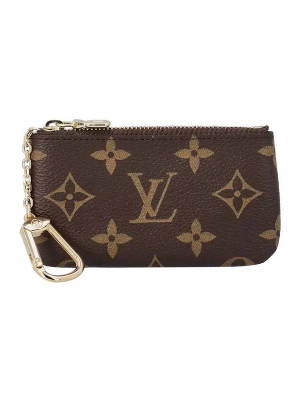 Monogram Key Pouch Coin Purse Brown - LOUIS VUITTON - BALAAN.