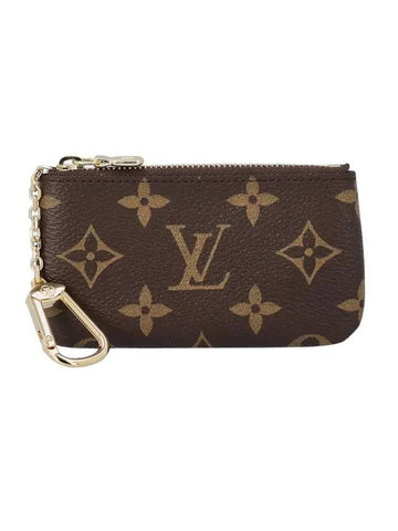 Monogram Key Pouch Coin Purse Brown - LOUIS VUITTON - BALAAN 1