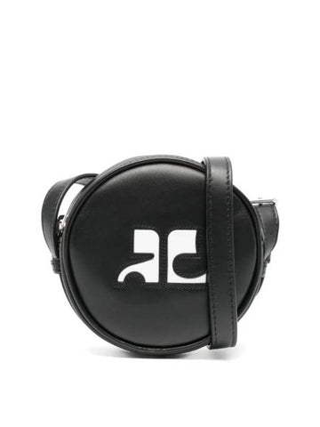 Re-Edition Circle Small Cross Bag Black - COURREGES - BALAAN 1