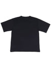 Rive Gauche Short Sleeve T-Shirt Black - SAINT LAURENT - BALAAN 3