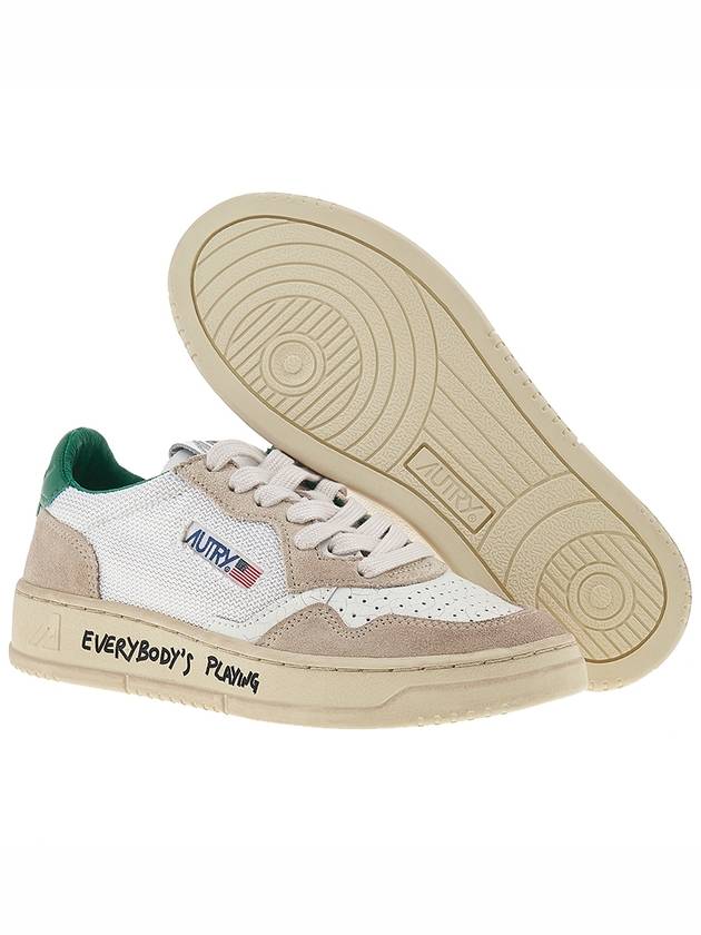 Medalist Green Tab Low Top Sneakers White - AUTRY - BALAAN 6