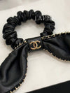 CC logo tripe leather ribbon hairband choushu AA8258 - CHANEL - BALAAN 3